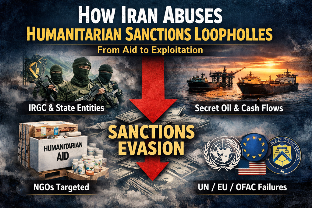 How Iran exploits humanitarian sanctions loopholes to fund illicit trade and sanctions evasion