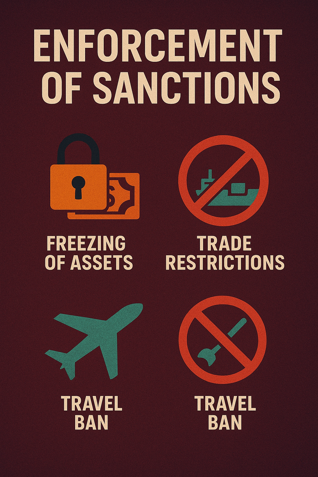 Infographic highlighting enforcement gaps and compliance weaknesses in global sanctions regimes