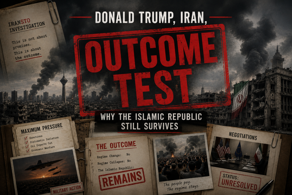 Donald Trump, Iran and the outcome test after Maximum Pressure, war, ceasefires and negotiations in 2026